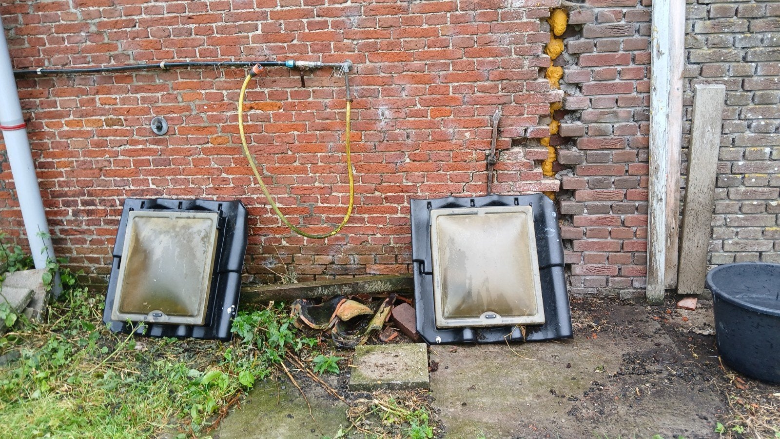 Dakramen kunststof, Ophalen, Gebruikt, Minder dan 80 cm, Minder dan 80 cm
