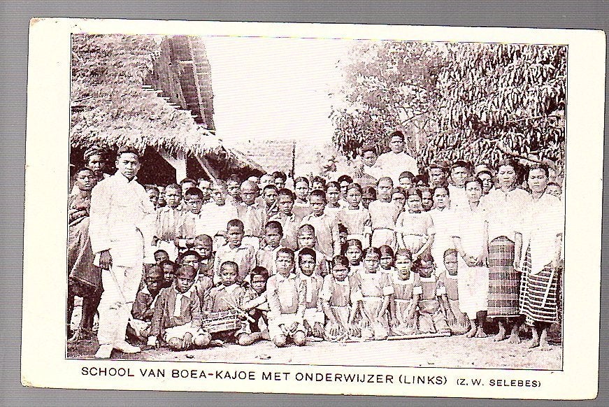 Ned Indië School Boea-Kajoe (Bua Kajuh), Ophalen of Verzenden, Voor 1920, Frankrijk