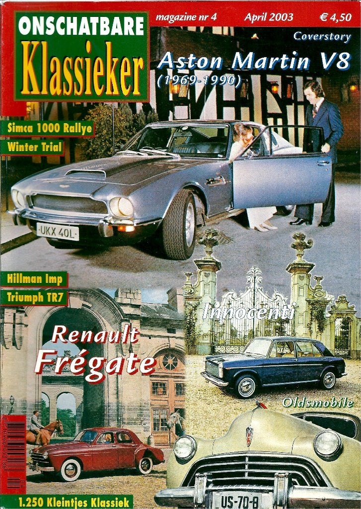 Onschatbare Klassieker reportage Aston Martin V8 modellen, Ophalen of Verzenden, Gelezen, Overige merken