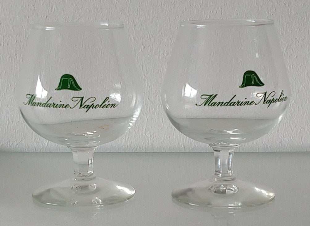 vintage cognac glazen Napoleon Mandarin, volgtnr 29, Ophalen of Verzenden, Gebruikt, Overige typen