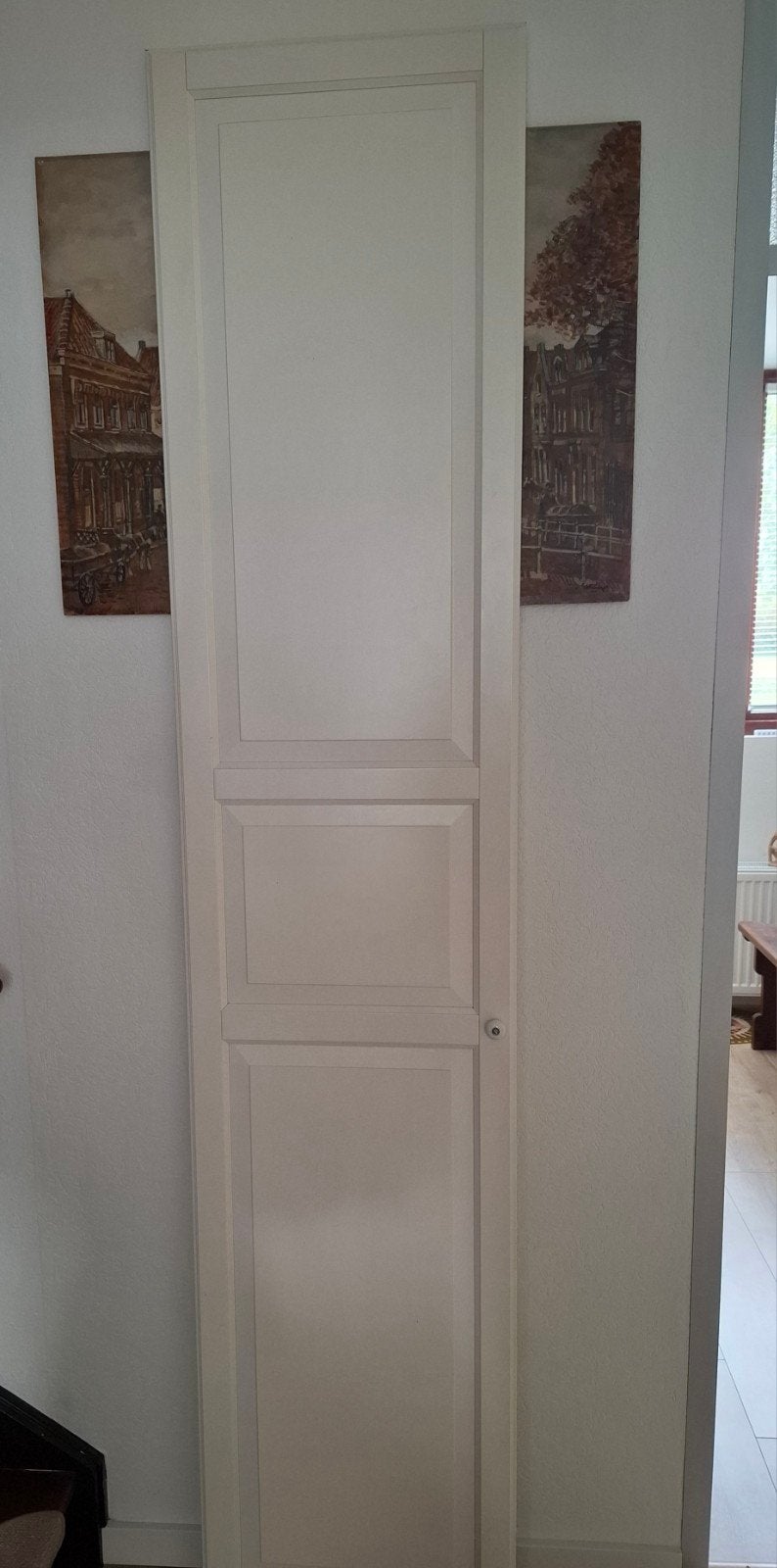 Keurige Ikea Pax Birkeland kastdeur 50x229 cm. Wit., Ophalen, Gebruikt, 50 tot 100 cm, 200 cm of meer
