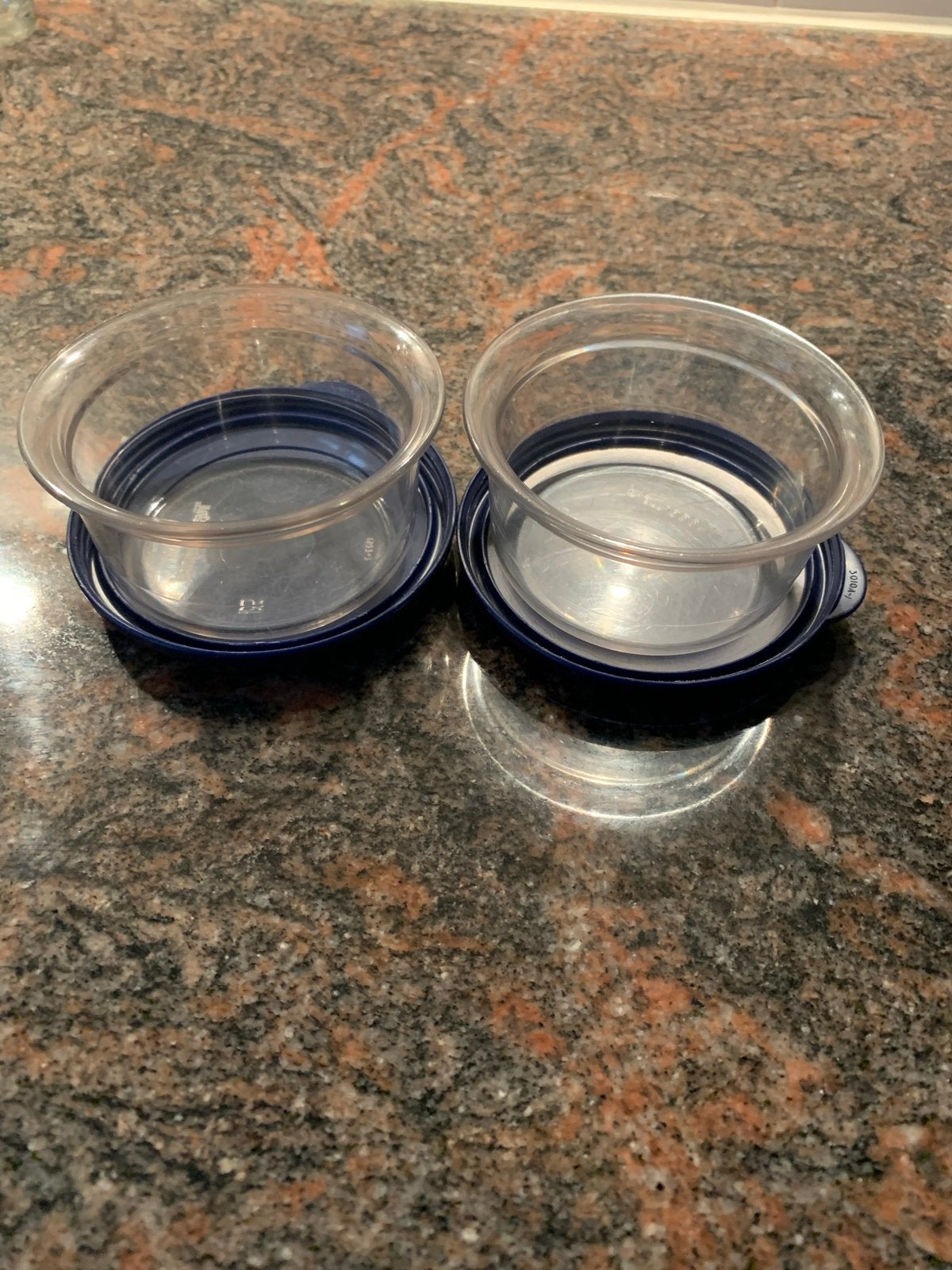Tupperware bewaarbakjes - set van 2, Bewaardoos, Blauw, Ophalen of Verzenden, Zo goed als nieuw