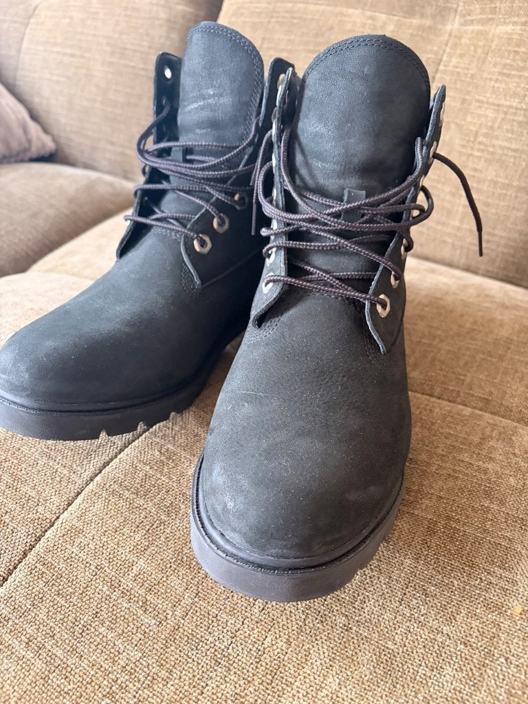Timberland 6 inch - Black - 41,5 Wide, Boots, Ophalen of Verzenden, Zo goed als nieuw, Timberland