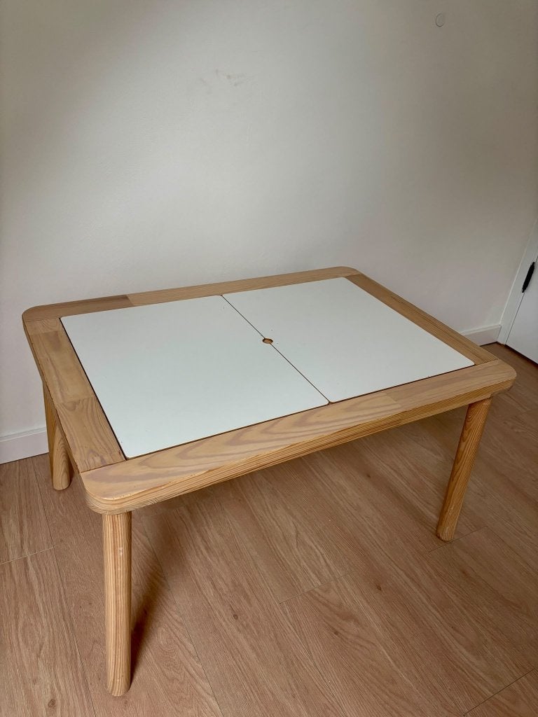 IKEA FLISAT kindertafel + 2 TROFAST bakken, Kinderen en Baby's, Ophalen, Gebruikt