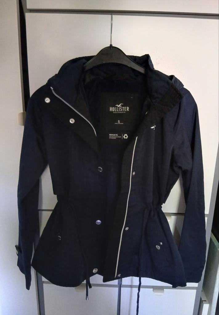 Hollister Dames Jas Maat S - Zo goed als nieuw, Kleding | Dames, Jassen | Winter, Blauw, Ophalen of Verzenden, Zo goed als nieuw