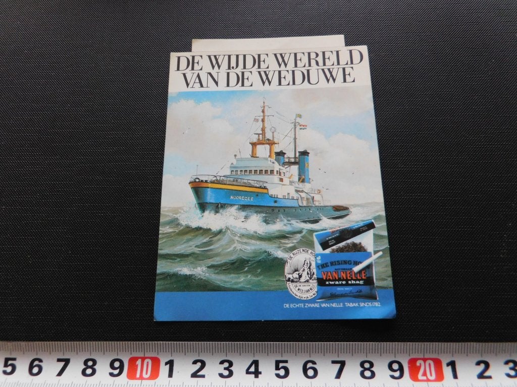 sticker tabak shag van nelle de wijde wereld van de weduwe, Ophalen, Zo goed als nieuw