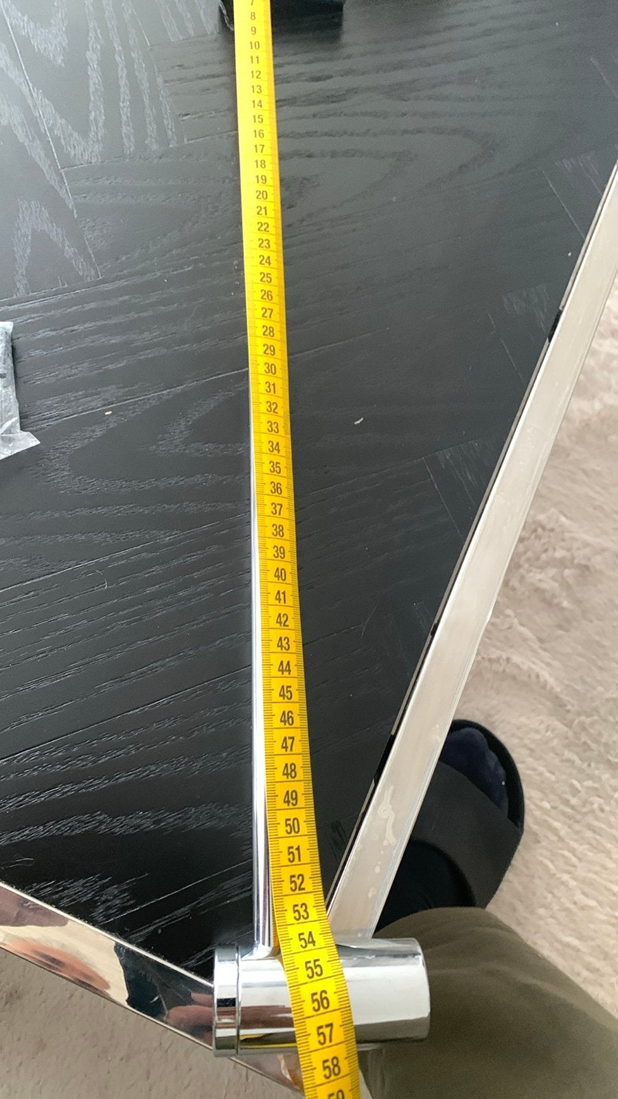 Handdoekrek RVS 55 cm - Nieuw in verpakking, Ophalen of Verzenden, Nieuw, Zilver, Metaal