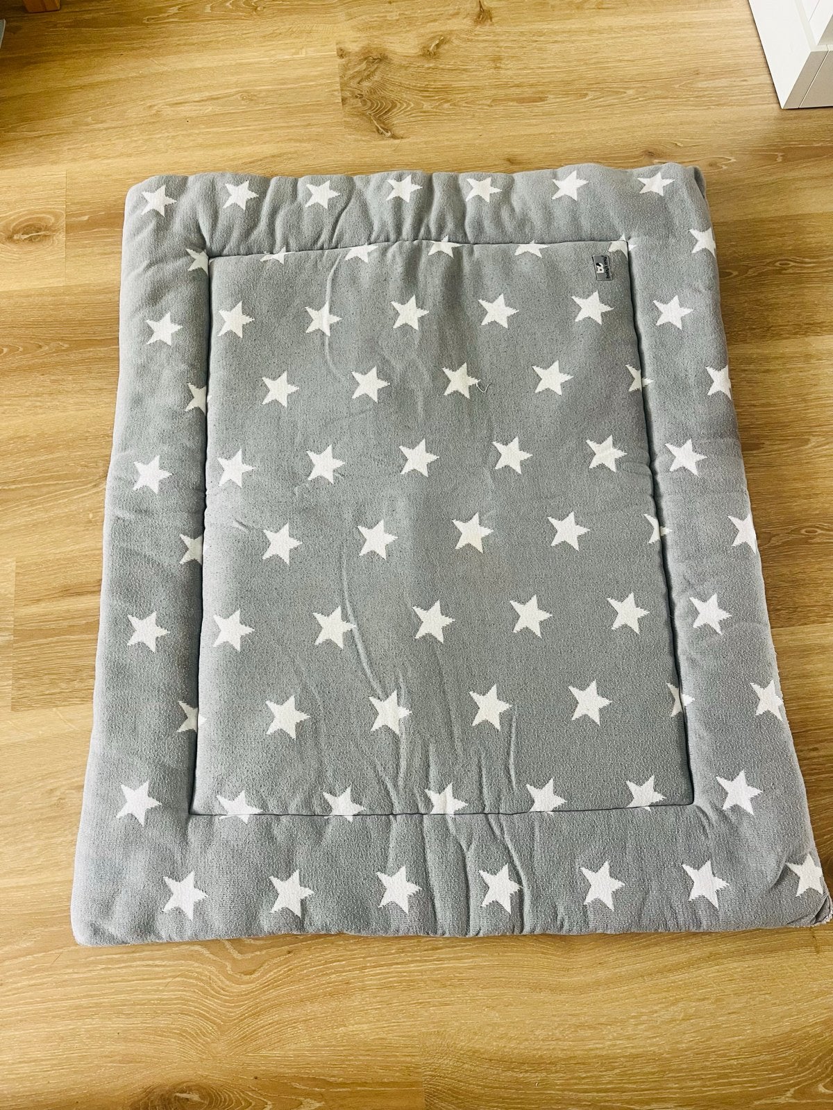 Baby's Only boxkleed sterren grijs, Ophalen, Gebruikt, Vierkant, Boxkleed