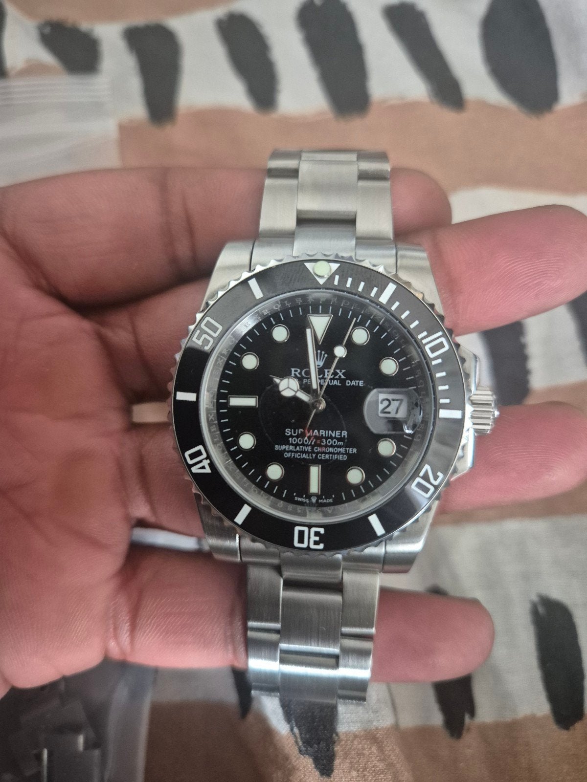 Rolex Submariner Date - Stalen Polshorloge, Ophalen of Verzenden