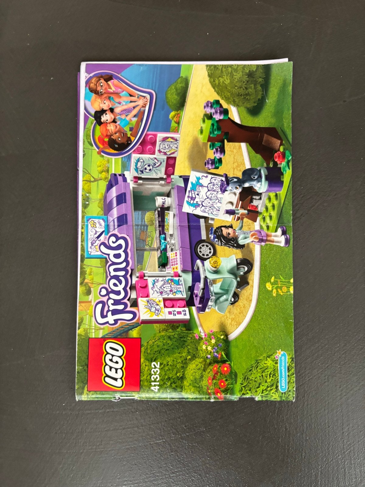 Lego Friends Kunstkraam Emma (41332), Ophalen of Verzenden, Zo goed als nieuw, Overige merken