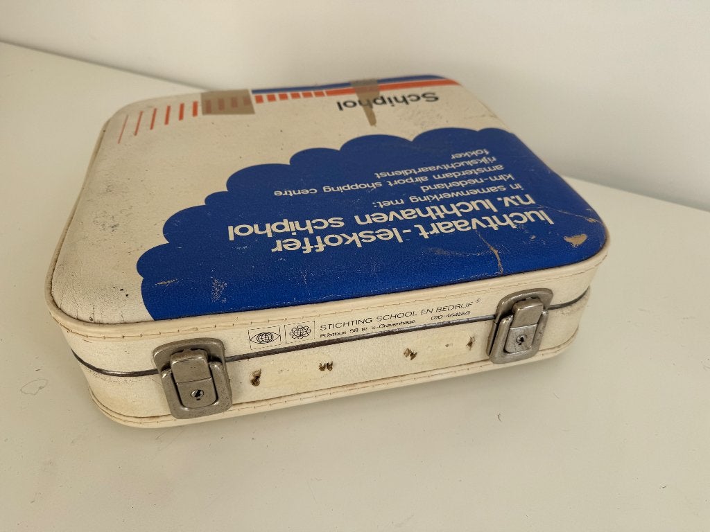 Luchtvaart leskoffer, Verzamelen, Ophalen, Gebruikt, Kaart, Foto of Prent