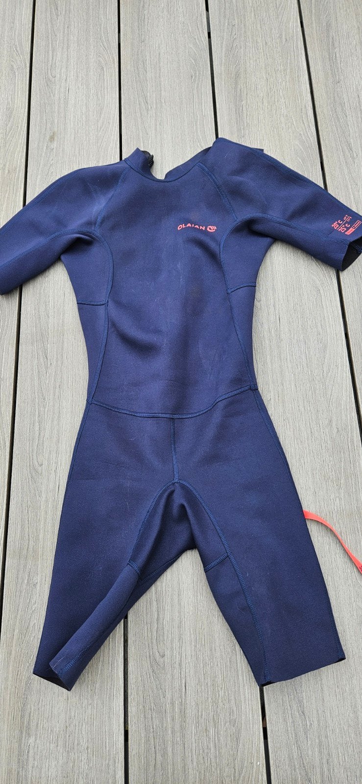 Kinder wetsuit Decathlon OLAIAN maat XS 1.5mm, Ophalen of Verzenden, Zo goed als nieuw, Overige typen