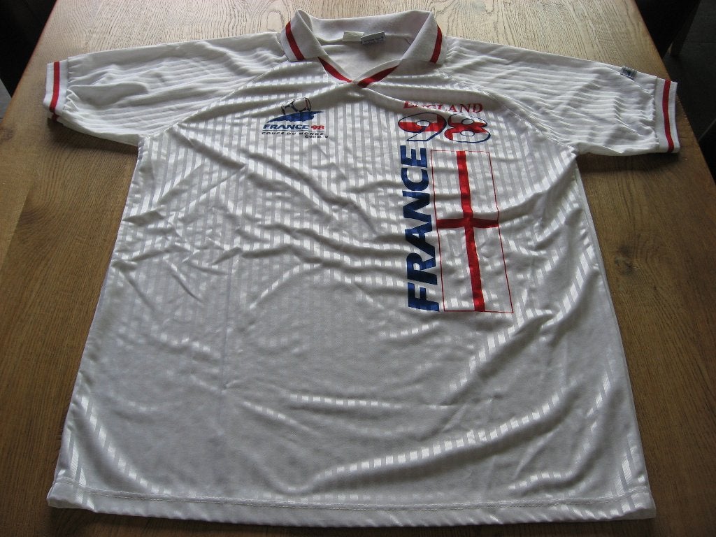 Shirt WK 98 Frankrijk England Coupe Du Monde Origineel, Maat XL, Ophalen, Nieuw, Shirt