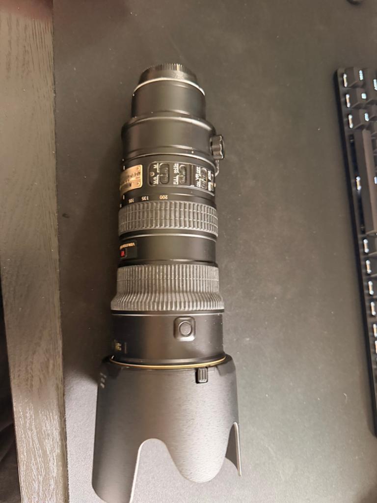 Nikon 70-200mm f/2.8E AF-S 70-200 2.8, Audio, Tv en Foto, Fotografie | Lenzen en Objectieven, Ophalen, Zo goed als nieuw, Telelens
