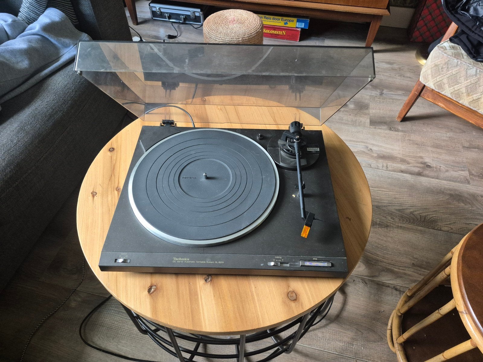 Technics SL-B210 DC Servo Automatische Platenspeler, Gebruikt, Automatisch, Ophalen of Verzenden, Platenspeler