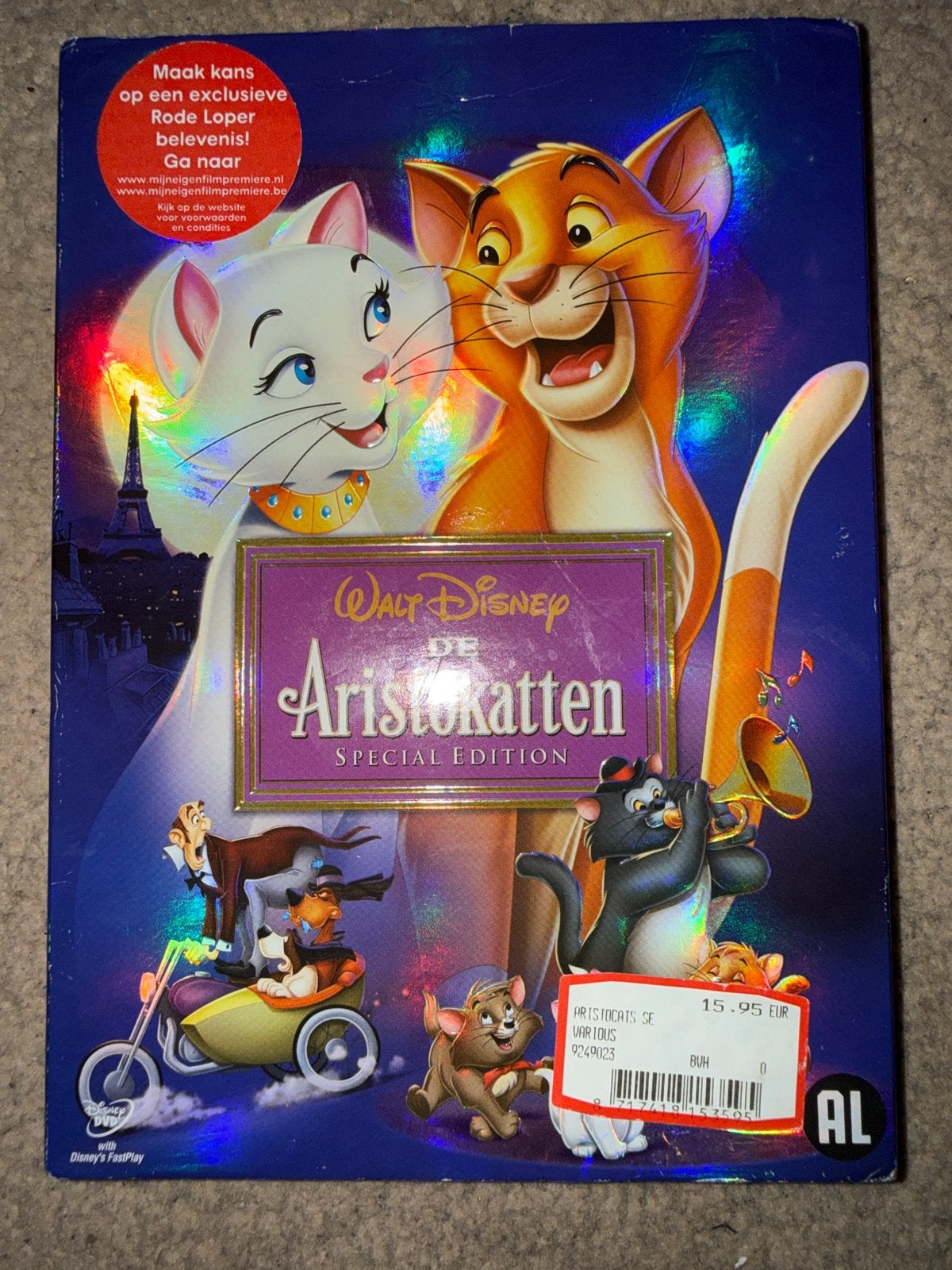 Walt Disney De Aristokatten Speciale Editie DVD, Gebruikt, Verzenden, Nederlands, Nederlands