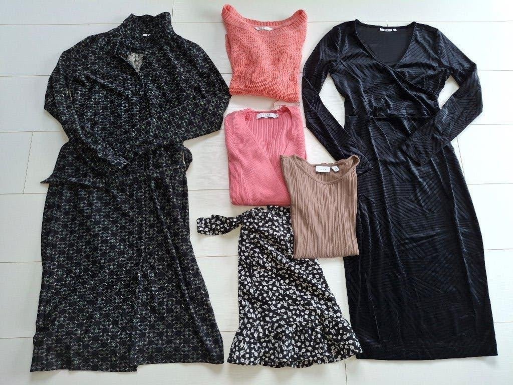 partij nette dameskleding : 2 x jurk + 3 x vest 1 x rok.  XS, Ophalen of Verzenden, Zo goed als nieuw, Maat 34 (XS) of kleiner