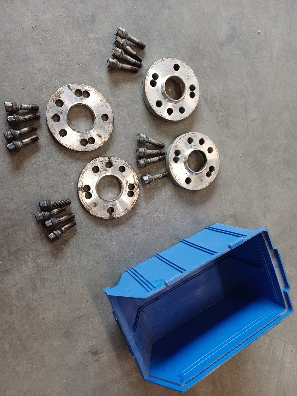 Set spoorverbreders 4x100 5x100 golf 2/3, Auto-onderdelen, Ophanging en Onderstel, Ophalen