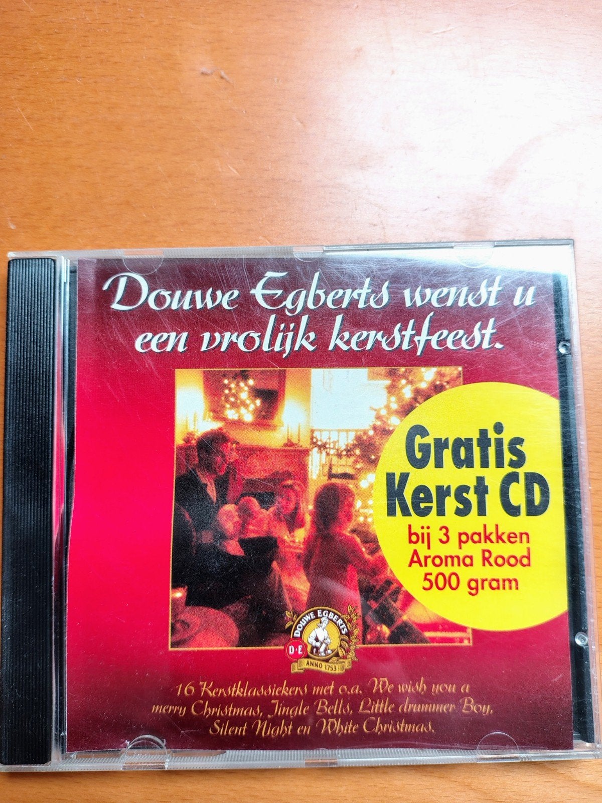 Douwe Egberts Kerst CD - 16 Mooiste Kerstklassiekers, Kerst, Ophalen of Verzenden, Zo goed als nieuw, Inclusief doosje