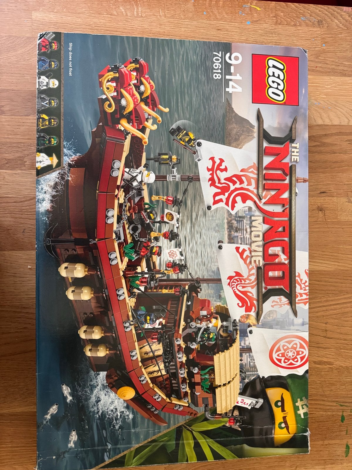 Lego Ninjago Movie Destiny's Bounty (70618) - Complete Set, Kinderen en Baby's, Gebruikt, Lego, Ophalen of Verzenden, Compleet