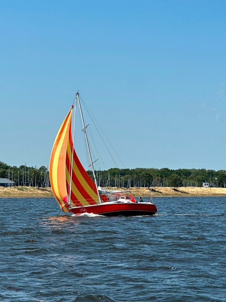 Zeer compleet oceaanwaardig zeiljacht Van de Stadt Vita, Watersport en Boten, 9 m, Gebruikt, Staal, Binnenboordmotor