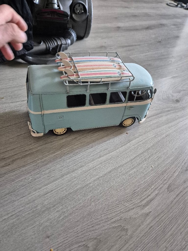 metalen lesser & parvey vw volkswagen bus lp42207, Ophalen of Verzenden, Nieuw, Blauw, Overige materialen