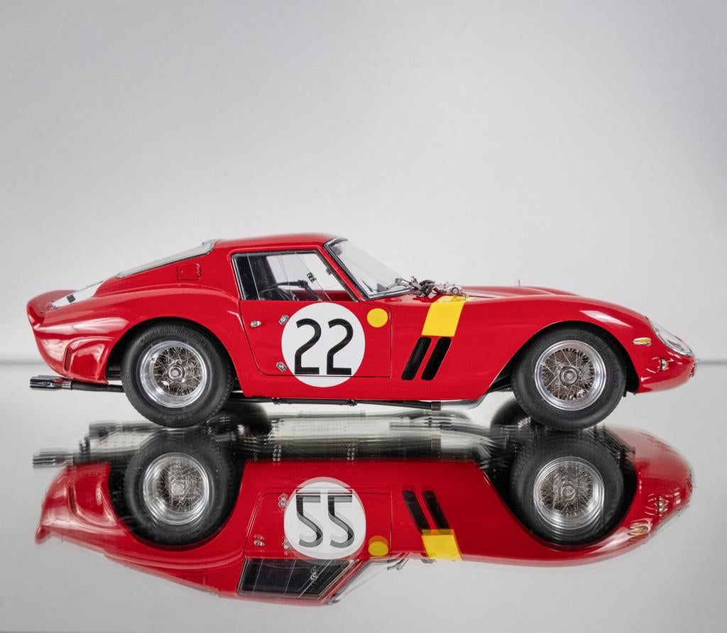 CMC Ferrari 250 GTO Le Mans 1962, Ophalen of Verzenden, Zo goed als nieuw, Auto, Overige merken