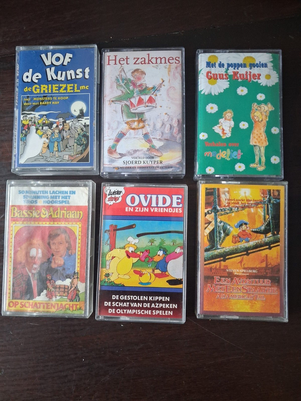 Vintage Kinder Cassettes Bassie & Adriaan,Guus Kuijer, Ovi, Cd's en Dvd's, Gebruikt, 2 t/m 25 bandjes, Kinderen en Jeugd, Ophalen of Verzenden