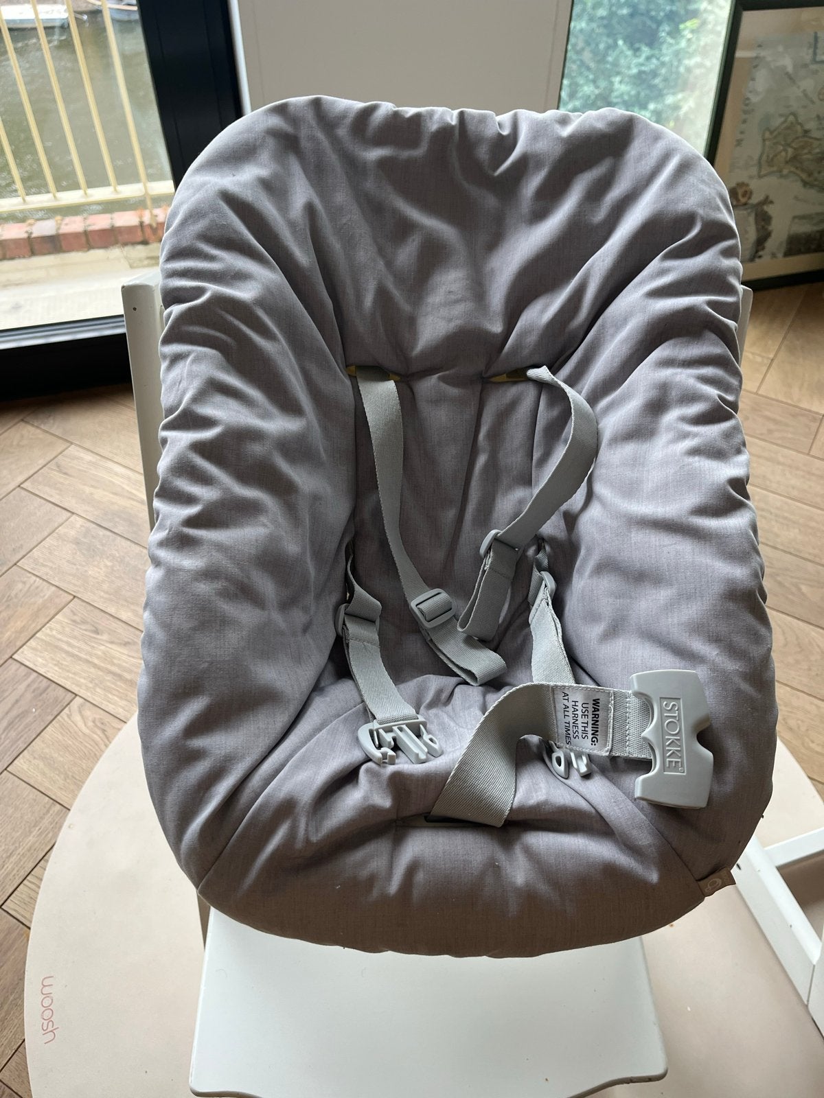 Stokke Tripp Trapp Newborn set, Kinderen en Baby's, Kinderstoelen, Ophalen, Zo goed als nieuw, Overige typen, Gordel(s)