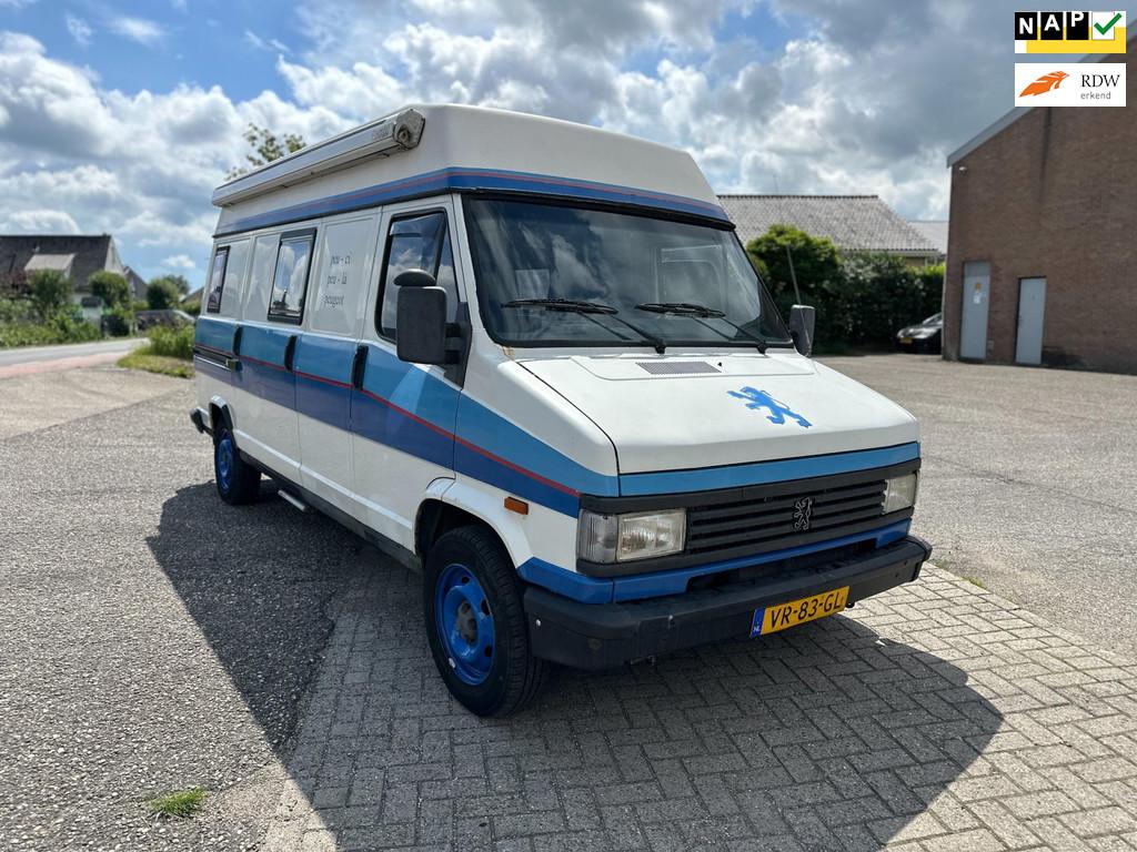 Peugeot J5 1400 TD Camper/Nap/Vakantie klaar, Caravans en Kamperen, Campers, Overige merken, Bedrijf, Luifel, ABS