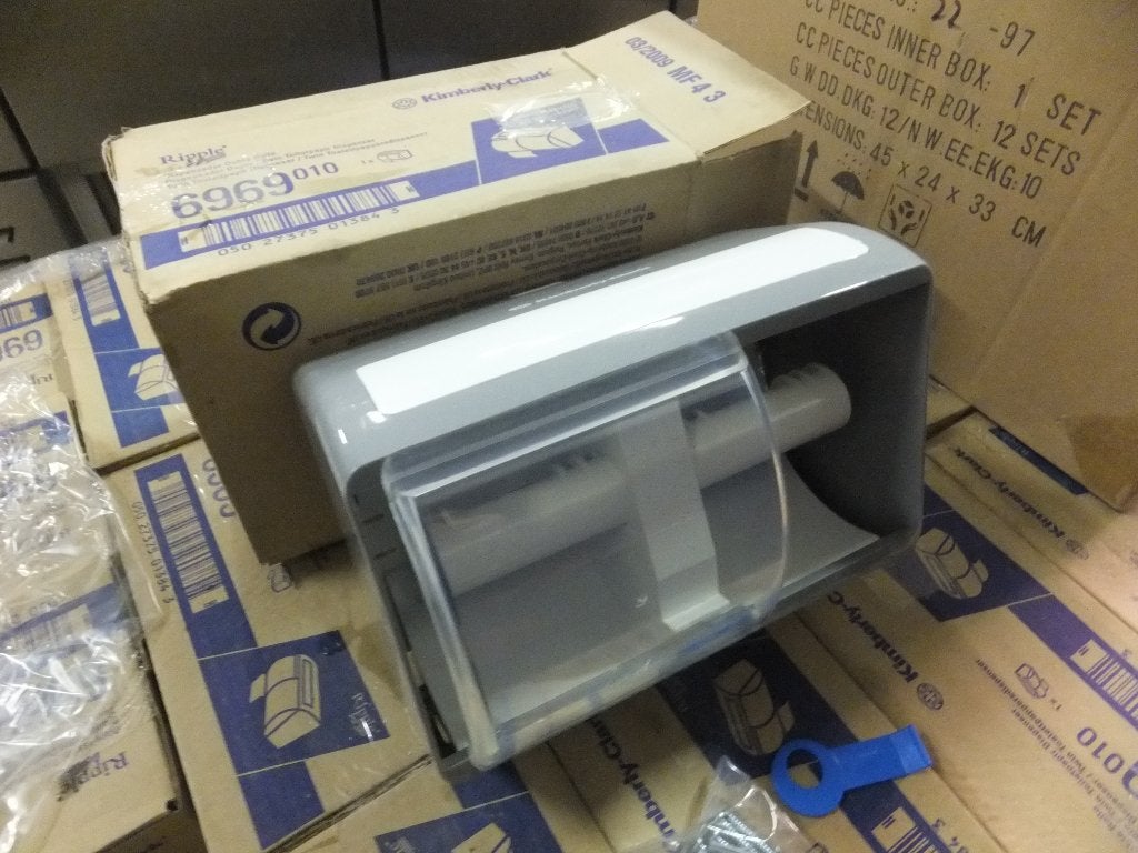 Kimberly-Clark Ripple-Twin toiletrol houders (a7)46, Overige typen, Nieuw, Ophalen of Verzenden, Minder dan 25 cm