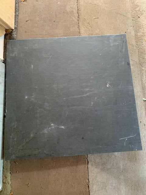 1 natuurstenen tegel van 80x80 cm en 2 cm dikte, Ophalen, 60 cm of meer, Hardsteen, 60 cm of meer