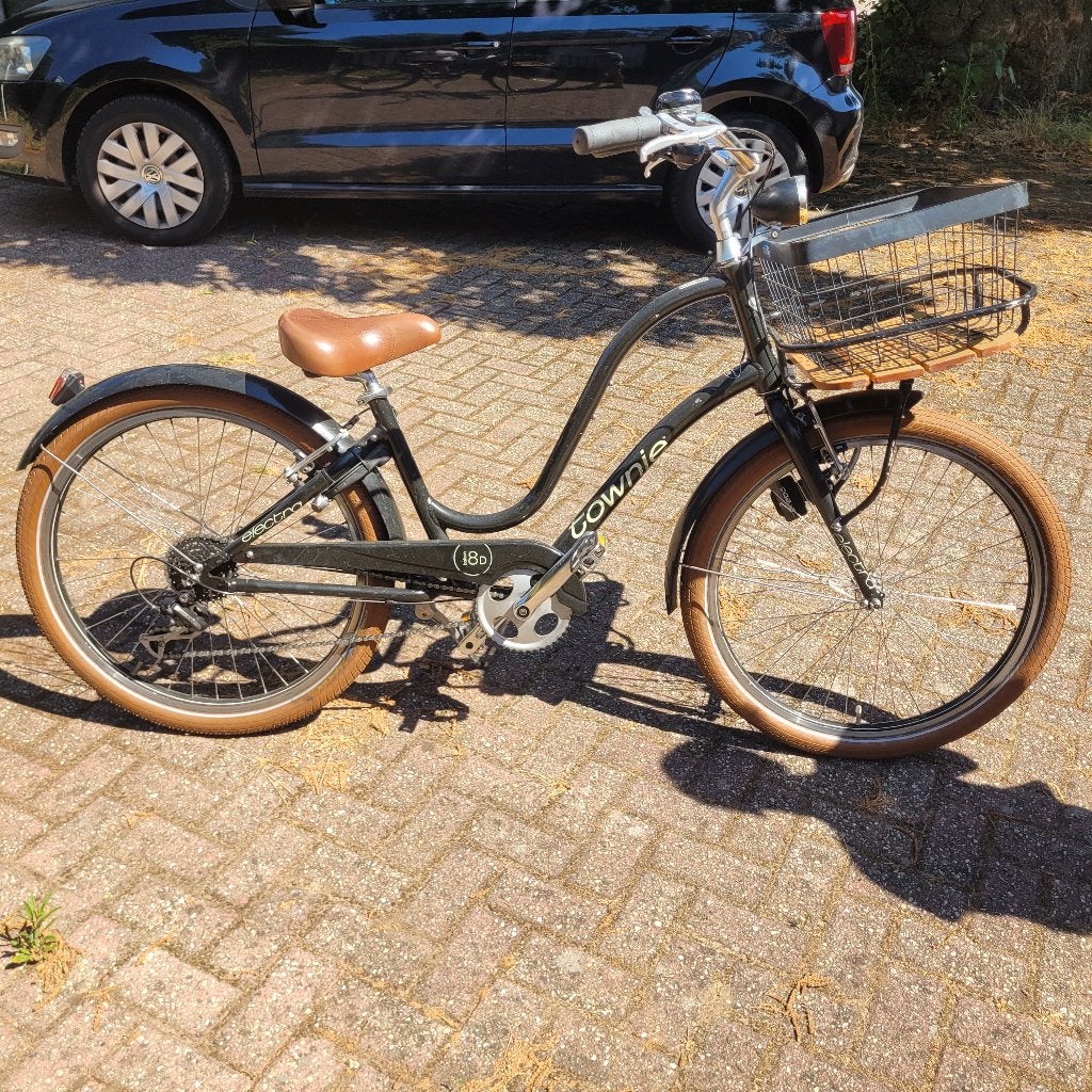 Electra Townie 8D - dames cruiser fiets - zwart, Velgrem, Versnellingen, 56 cm of meer, Zo goed als nieuw
