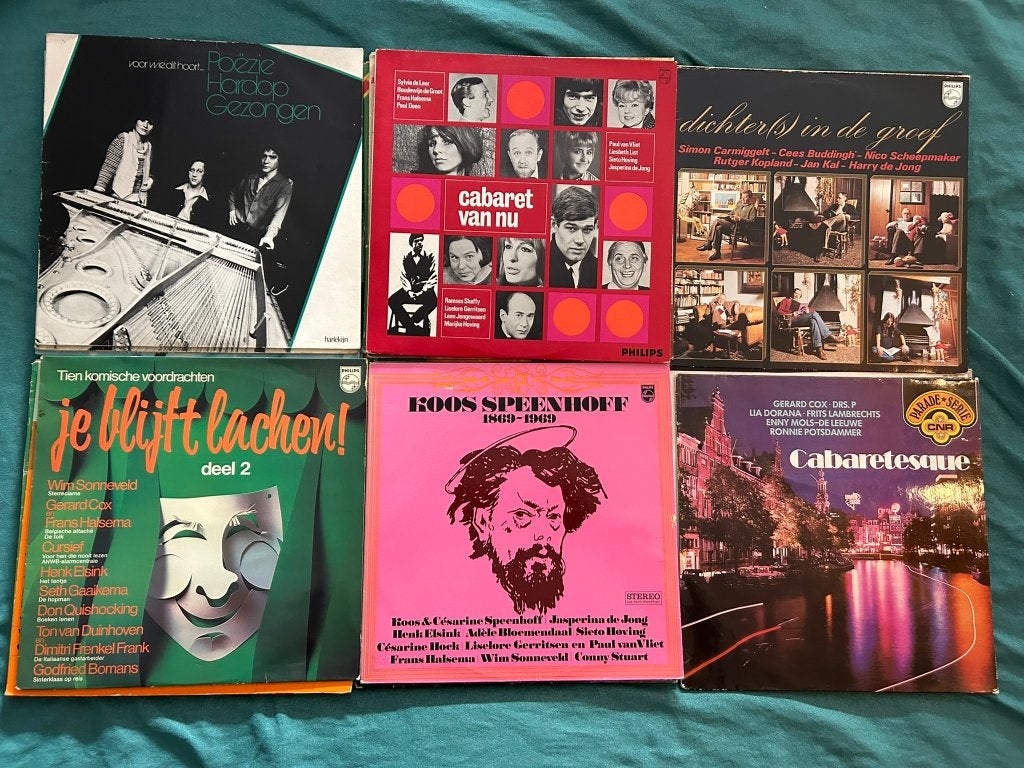 26 LP's Cabaret Verzamel (ook per stuk te koop), LP, Gebruikt, Ophalen of Verzenden, Humor en Cabaret
