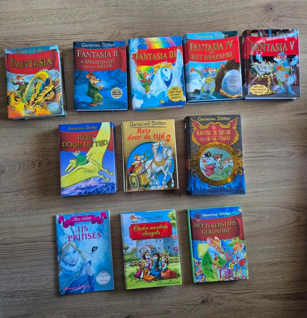 Geronimo Stilton Boeken Collectie - Fantasia & Meer, Boeken, Ophalen of Verzenden, Gelezen, Geronimo Stilton, Fictie algemeen