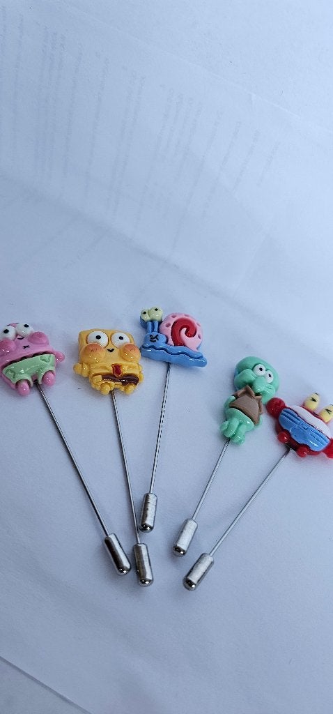 spongebob and friends pin, Verzenden, Nieuw, Overige onderwerpen, Speldje of Pin