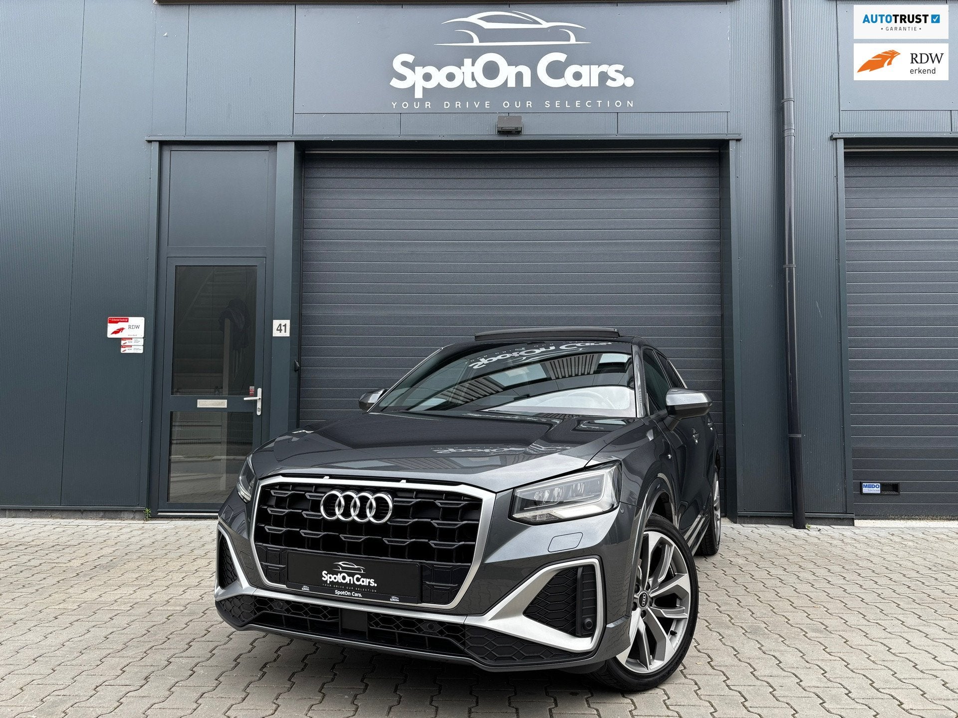 Audi Q2 35 TFSI 3x S-Line PANO CAMERA ACC KEYLESS, Auto's, Audi, 4 cilinders, 150 pk, Bedrijf, 690 kg