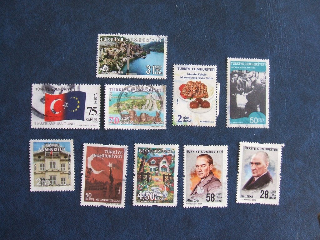 Turkije diverse zegels 2, Verzenden, Gestempeld, Midden-Oosten