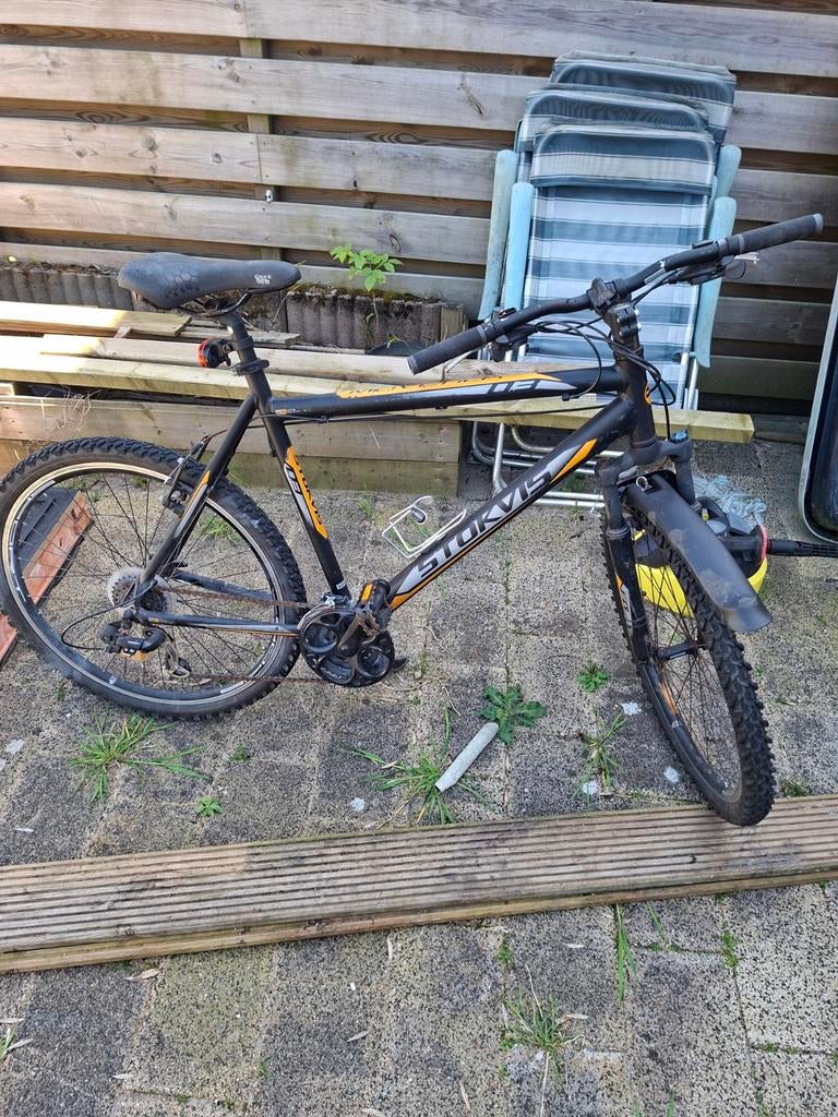 Stokvis Mountainbike - Zwart/Oranje, Ophalen, Gebruikt, Overige merken