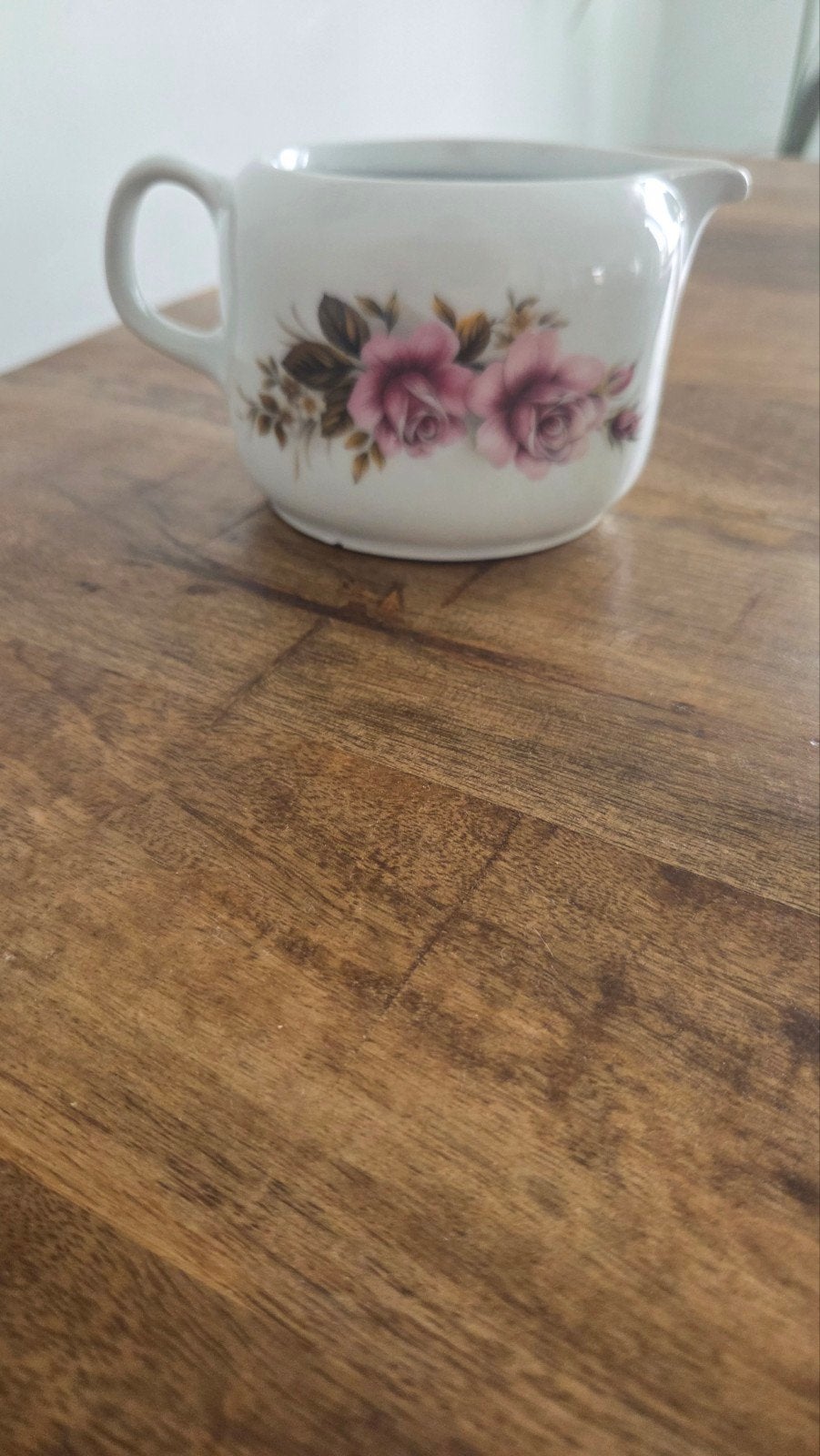 Vintage Royal Schwabap Melkkannetje met Rozen, Ophalen