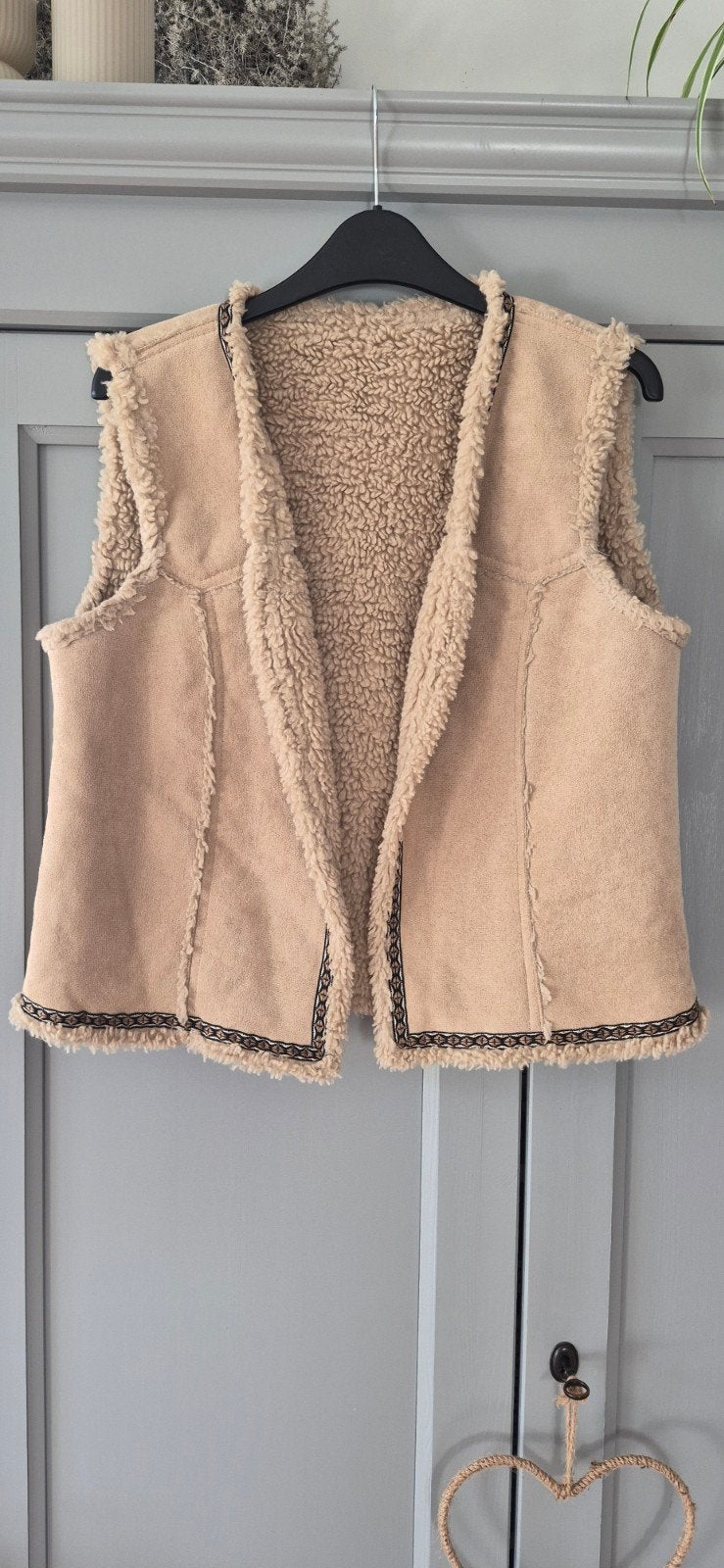 giletje / bodywarmer My Jewellery teddystof, Maat 38/40 (M), My Jewellery, Beige, Ophalen of Verzenden