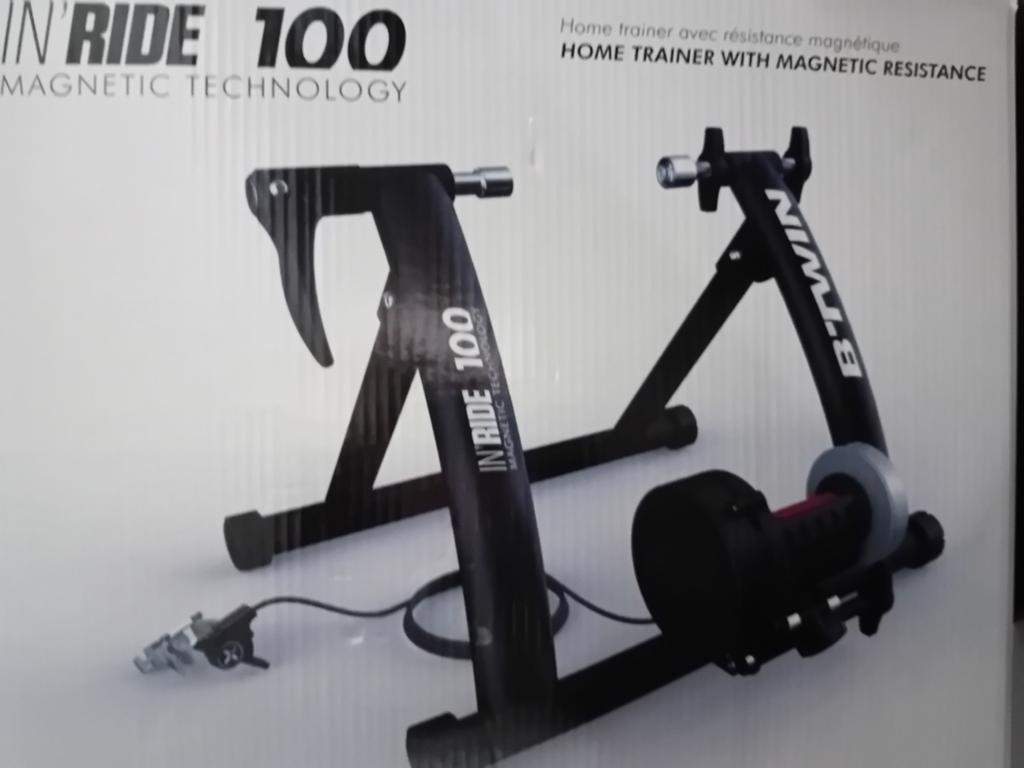 inRide 100 Hometrainer met magnetische weerstand, Ophalen of Verzenden, Zo goed als nieuw, Metaal, Benen