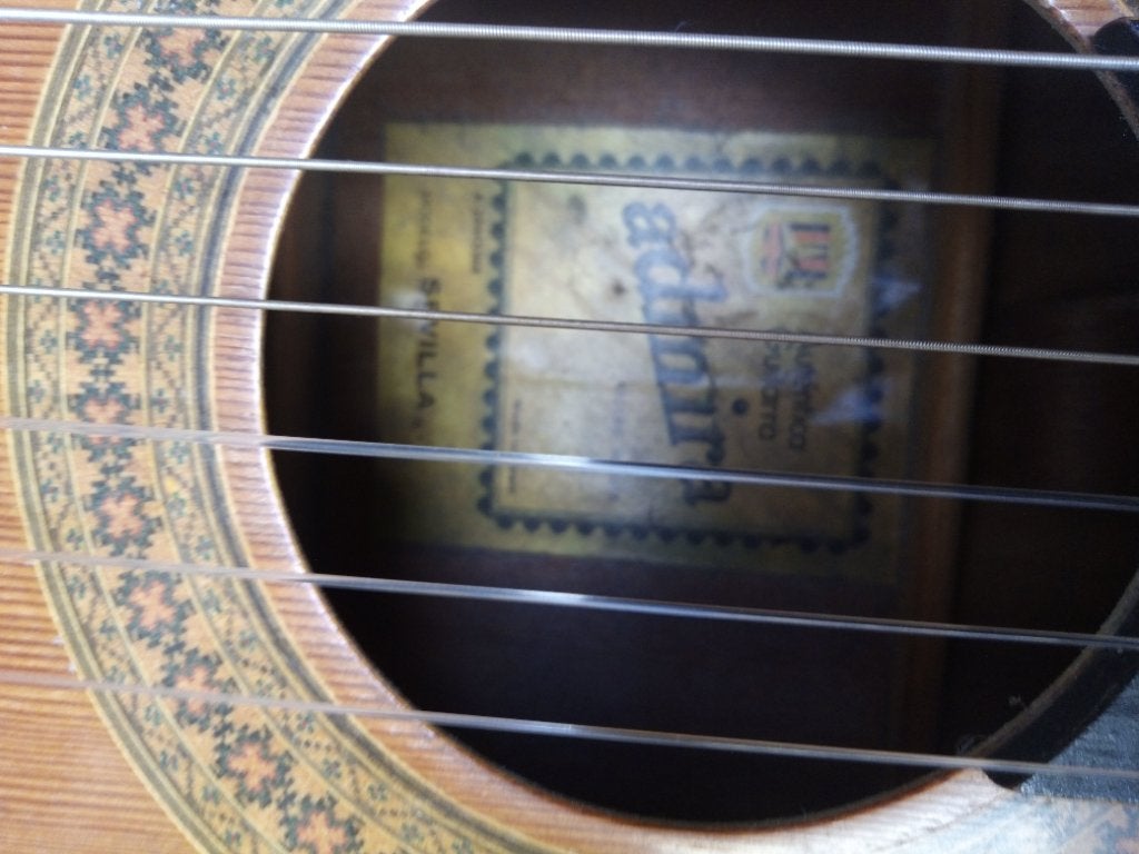 Admira gitar, Ophalen of Verzenden, Gebruikt, Klassieke of Spaanse gitaar, 12-snarig