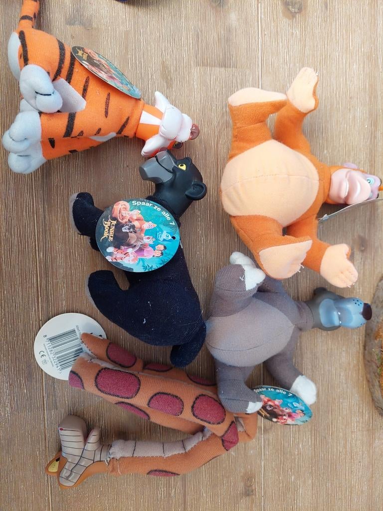 Jungle Book Knuffels, Ophalen of Verzenden, Gebruikt, Overige typen
