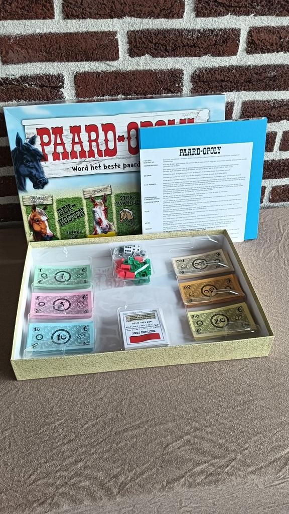 Paard-Opoly Bordspel, Vijf spelers of meer, Ophalen of Verzenden, Zo goed als nieuw