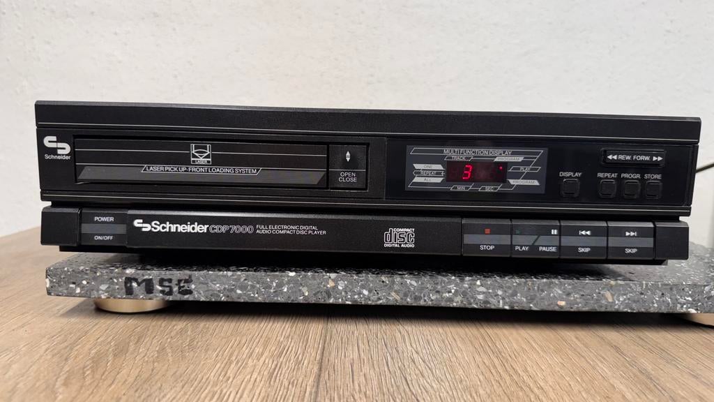 Schneider CDP-7000 reyro eighties CD speler - IZGS, Overige merken, Schneider, Ophalen of Verzenden, Zo goed als nieuw