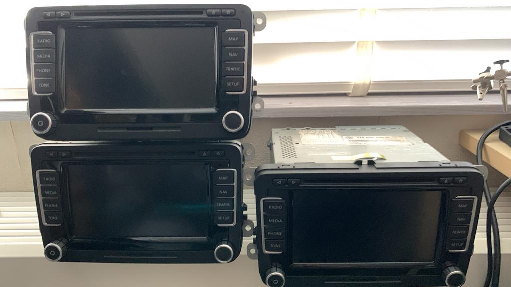 Skoda Rns 510 MIB PQ Autoradio scherm Defect fix vw seat, Auto diversen, Autoradio's, Nieuw, Ophalen of Verzenden