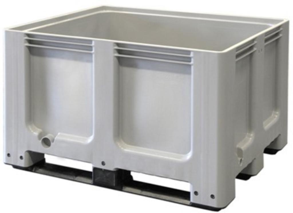 Palletbox op 3 sleeplatten120 x 100 x 76 nieuw, 100 cm of meer, Verzenden, 60 cm of meer, 50 cm of meer