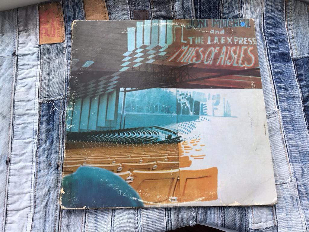 Joni Mitchell - Miles of Aisles LP, Ophalen of Verzenden, Gebruikt, 12 inch