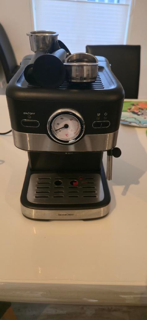 Silvercrest Espresso Machine - Gebruikt, Goede Staat, Witgoed en Apparatuur, Gebruikt, Espresso apparaat, Gemalen koffie, Ophalen of Verzenden